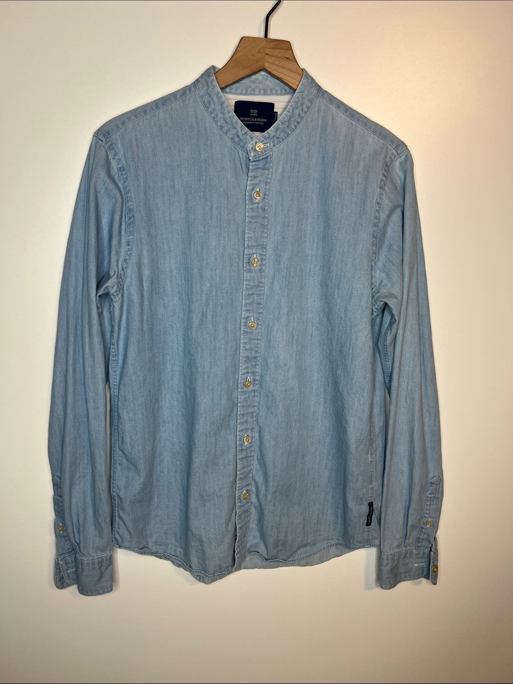 Scotch & Soda light denim button down shirt